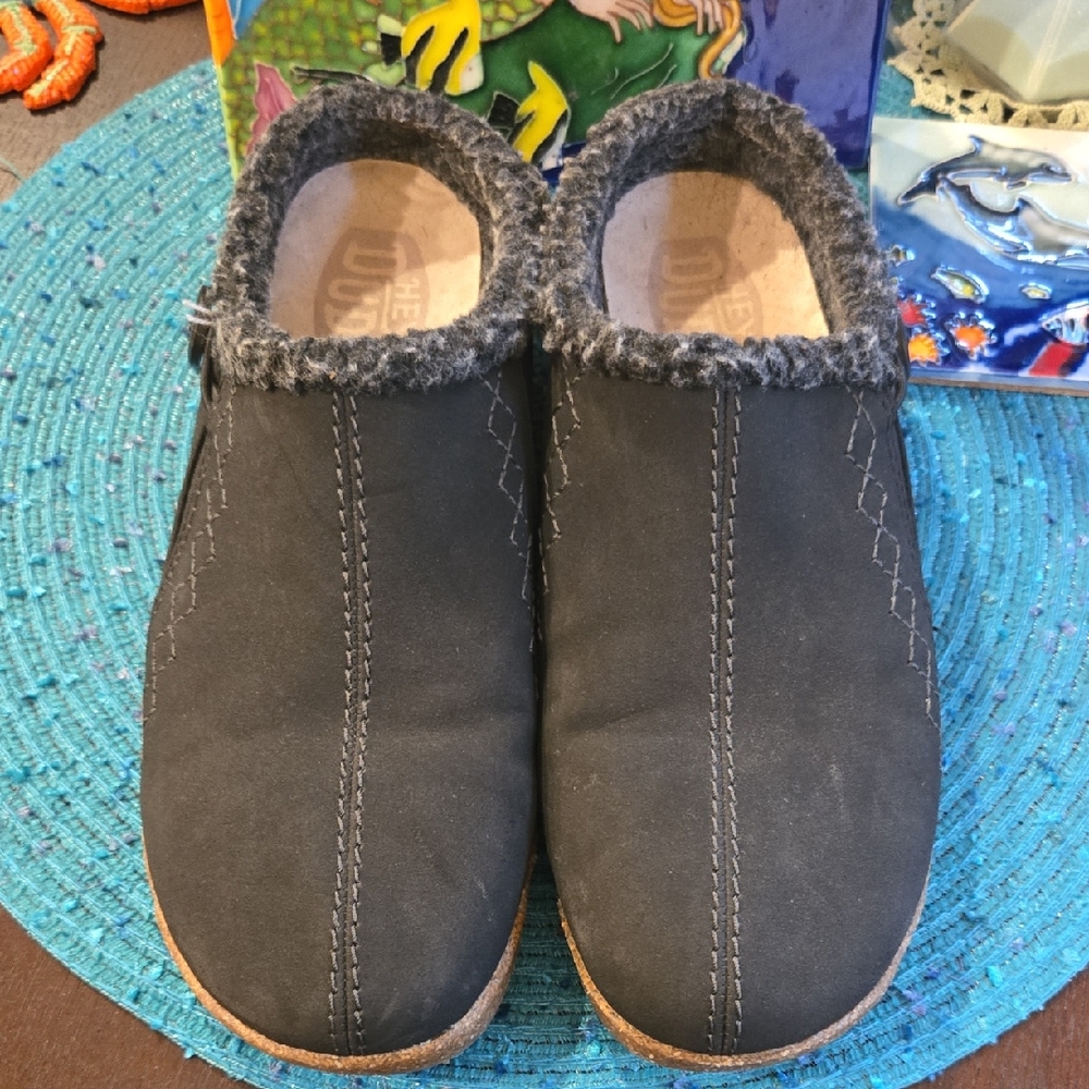Hey Dude Black Fleece-Lined Slip-Ons